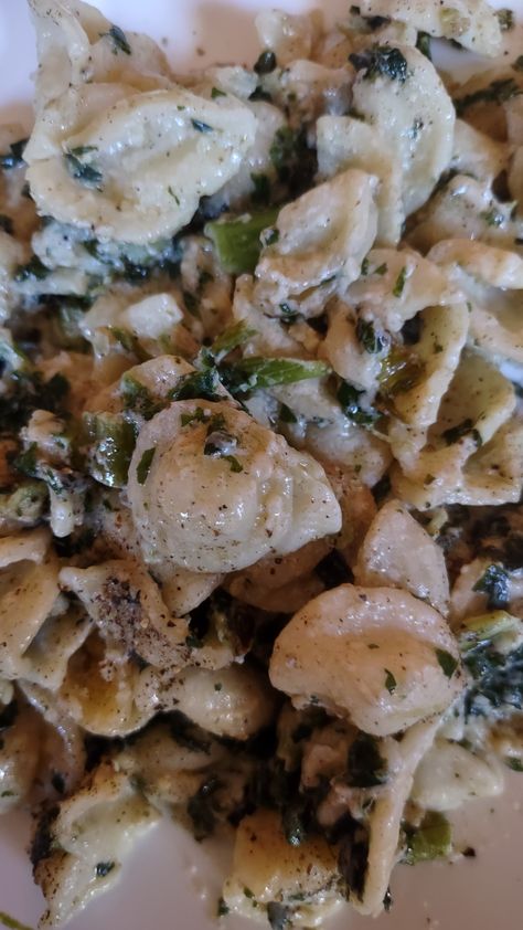 Utica New York Hats And Broccoli Hats And Broccoli Recipe, Parmesan Baked Potatoes, Gnocchi Dishes, Utica New York, Chicken Broccoli Cheese, Pasta Cheese, Cheese Sauce Recipe, Italian Pasta Dishes, Pepper Pasta