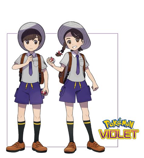 Pokémon Scarlet and Pokémon Violet | Official Website Pokemon Trainer Outfits, Pokemon Violet, Real Pokemon, Nintendo Classic, Bright Stripes, Pokemon Fusion, New Pokemon, Pokemon Games, Pokemon Characters