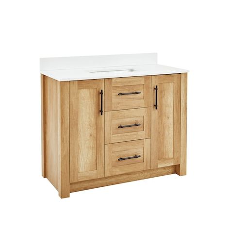 36 Inch Wood Bathroom Vanity, Natural Wood Bathroom Vanity Modern, Wooden Vanity Bathroom, Wood Vanity Bathroom, White Oak Bathroom Vanity, 42 Inch Vanity, 42 Inch Bathroom Vanity, 36 Inch Vanity, Stone Vanity Top