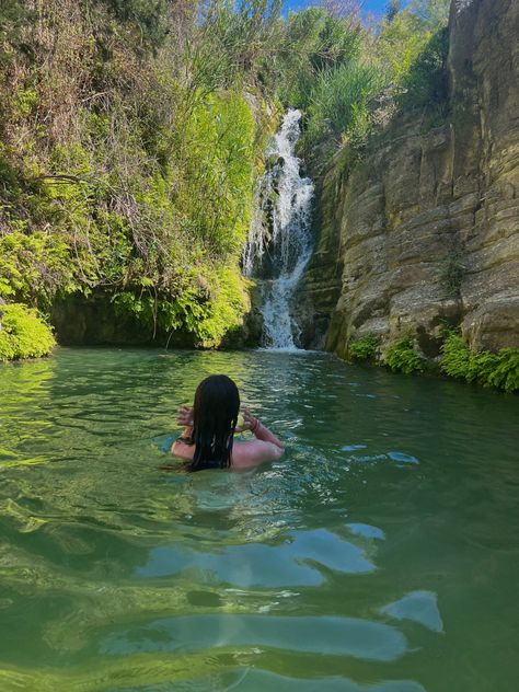 #waterfall #summer #beach #swimming #vacation #journey Waterfall Swimming Aesthetic, Becca Core, Swimming Waterfall, Waterfall Poses, Waterfall Pics, Peaceful Pics, Life Bucketlist, Hiking Picture Ideas, Waterfall Swimming