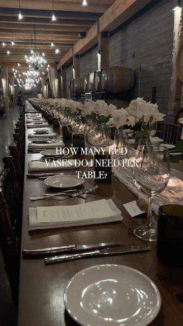 How Many Bud Vases Per Table, How Many Candles On A Table Wedding, Bud Vase Centerpiece Long Table, Bud Vase Tablescape Wedding, Bud Vases Round Table Wedding, Bud Vases And Candles Centerpiece, Taper Candle Centerpiece, Wedding Votives, Bud Vases Wedding