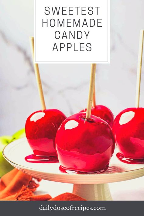 Let's all go back to childhood. Candy Apple Photography, Cinnamon Candy Apple Recipe, Portfolio Typography, Carnival Snacks, Halloween Candy Apples, Candied Apples, Candy Apple Recipe, Pumpkin Heads, Apple Candy