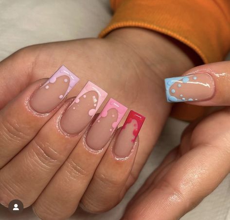 End Of Summer Nails Ideas, End Of Summer Nails, Lily Nails, Holiday Acrylic Nails, Beauty Nails Design, Summery Nails, Girly Acrylic Nails, Cute Acrylic Nail Designs, Dope Nail Designs