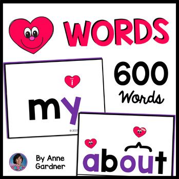 Fry Words, Sight Word, Red Words, Literacy Programs, Heart Words, Short Vowels, Reading Words, High Frequency Words, Early Literacy