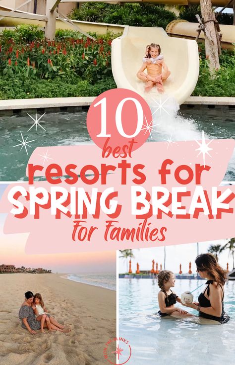 Are you searching for the perfect spring break destination for your family? Look no further! We have compiled an amazing list of must-see family-friendly destinations, perfect for a memorable and fun-filled spring break. From exciting theme parks to stunning natural wonders, our top picks ensure a fantastic time for the whole family. Let's dive in and discover the best places to travel with the Blinks! Best Kid Vacations In The Us, Things To Do In Spring Break, Vacation Spots For Families, Best Family Resorts In The Us, Midwest Spring Break Trips, Best Family Spring Break Vacations, Spring Break Family Destinations, Best Spring Break Vacations With Kids, Spring Break Trips For Families