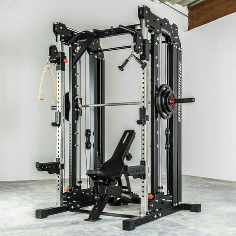 Home Cable Machine, Gym Rack, Home Gym Basement, Dream Home Gym, Home Gym Garage, Diy Home Gym, Multi Gym, Room Gym, Gym Room At Home