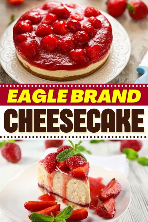 Eagle Brand Cheesecake, Eagle Brand Recipes Condensed Milk, Recipes Condensed Milk, Eagle Brand Recipes, Easy Lemon Cake Recipe, Layered Pumpkin Cheesecake, Recipes Cheesecake, Sweetened Condensed Milk Recipes, Eagle Brand Milk