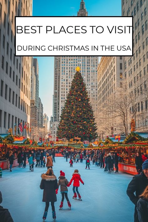 Discover the best family-friendly Christmas getaways in our latest travel blog. Enjoy the festive charm of Charlotte's Southern Christmas Show, Park City's Christmas Eve Torchlight Parade, and New York City's iconic holiday spirit with attractions like the Rockefeller Center Christmas Tree and activities in Central Park. Dive into our blog for details and make this holiday season unforgettable. #FamilyTravel Utah Christmas, Rockefeller Center Christmas Tree, Rockefeller Center Christmas, Christmas Getaways, Southern Christmas, Christmas Destinations, Holiday Travel Destinations, Enjoy Winter, Christmas Shows