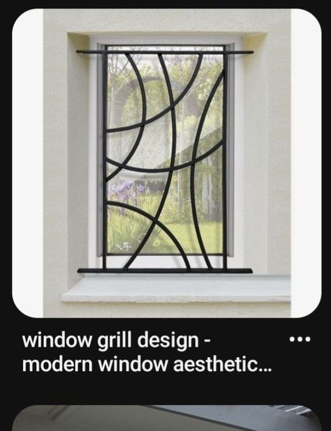 Country Home Exterior, Modern Window Design, Grill Designs, Modern Window Grill, Window Grill Design Modern, Exterior Home Design, Metal Grill, Window Grill Design, Floating Bed