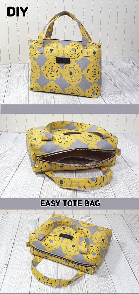 Handmade Bags Diy How To Make, Diy Handbag Tutorial, Quick Crochet Bag, Tendersmile Handmade, Easy Tote Bag, Handbag Sewing, Simple Handbag, Small Hand Bags, Sewing Jeans