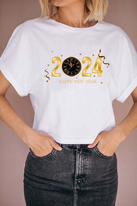 Easter Gift Card Holder, Hello 2024, Design For Tumbler, Baby New Year, Happy New Year Fireworks, Svg Sublimation, Happy New Year Design, Happy New Years Eve, New Years Shirts