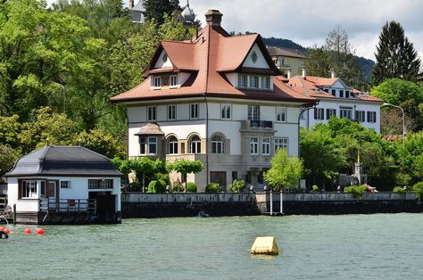 Dream House - Lake Zurich Zurich House, House Lake, Lake Zurich, Zurich, Luxury House, Future House, Switzerland, Vision Board, Home And Family