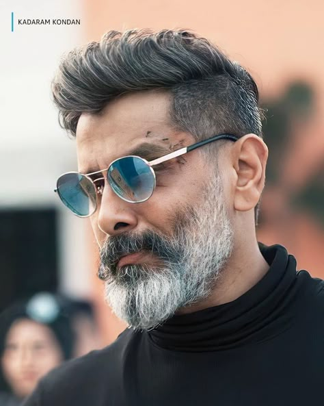 Vikram Images, Chiyan Vikram, Indian Beard Style, Dhruv Vikram, Chiyaan Vikram, Stylish Boy Haircuts, Men Fade Haircut Short, Gents Hair Style, Stylish Boy