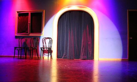 iO Chicago #chicago #improv #theater #improvisation #comedy ... Theater Stage, Improv Comedy, Theatre Stage, Sketch Comedy, Green Rooms, Cool Lighting, Comedians, Theater, Chicago