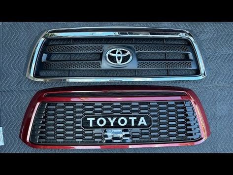 How to put a TRD Pro Grille on a Toyota Tundra - YouTube Grilled Ideas, Tundra Grille, 2011 Toyota Tundra, 2012 Toyota Tundra, 2013 Toyota Tundra, Trd Pro, Grille Inserts, Toyota Tundra, Toyota