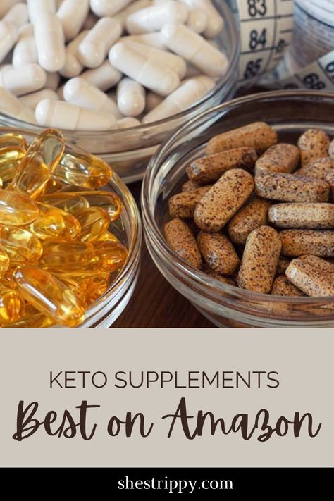 If you are living a Keto lifestyle sometimes adding quality supplements to your life really helps with things like keto flu or getting the vitamins and minerals needed that aren't in foods you are now consuming. Here is a list of the best keto supplements found on Amazon. #keto #ketolifestyle #ketosupplements Keto Supplements, Lifestyle Content, Keto Lifestyle, Food Shopping, Found On Amazon, Low Carb Keto, Vitamins And Minerals, Product Reviews, Vitamins