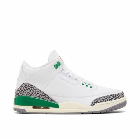 2023
Wmns Air Jordan 3 Retro 'Lucky
Green' Jordan 3 Retro, Womens Air Jordans, Lucky Green, Cement Gray, Air Jordan 3 Retro, Air Jordan 3, Elephant Print, Jordan 3, Jordan Shoes