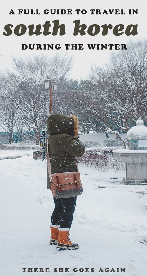 A Guide to Winter in Korea: Survival Tips | There She Goes Again Winter Outfits In Korea Seoul, South Korea In December, Korea In December, Korea Winter Fashion Seoul, South Korea In Winter, Winter Outfits In Korea, Seoul In December, Seoul Winter Fashion, Winter In Korea Outfit