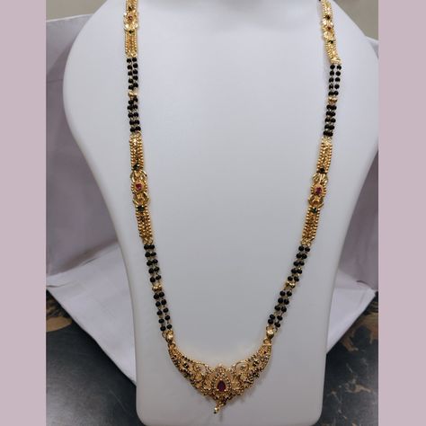 Black Beads Chain with Locket – Long Price: ₹320/- Shop Now: Visit our webpage (https://snigdhacollections.com/product/bla-00010/) or contact us via call or WhatsApp at 084999 91138. Black Beads Chain, Gold Haram, Mangalsutra Design, Black Beads Mangalsutra, Black Beads Mangalsutra Design, Mangalsutra Designs, Beads Chain, Black Beads, Beaded Chain