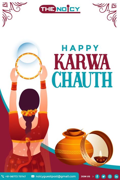 May God bless everyone with all the happiness and pleasures. Wishing You a very Happy Karwa Chauth! #happy #karwachauth #karwachauth2022 #karwachauthspecial #festival #occasion #celebrating #celebrations #happymoment #enjoyment #lord #wishes #blessings #prayers #fasting Karwa Chauth Images, Happy Karwa Chauth Images, Happy Karwa Chauth, Diy String Lights, Happy Moments, God Bless, Festival, Movie Posters, Film Posters