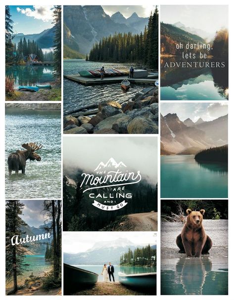 Blog Boss Oct/Nov 2014 e-course, color season mood board by Sharon Auld Travelling Mood Board, Mountains Mood Board, Camping Mood Board, Outdoor Mood Board, Adventure Mood Board, Mountain Mood Board, Nature Mood Board Inspiration, Nature Mood Board, Forest Lifestyle