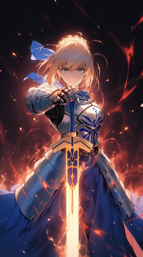 One Punch Anime, Costume Viking, Type Moon Anime, Arturia Pendragon, Fate Stay Night Series, Il Re Leone, Go Wallpaper, Fate Servants, Cuadros Star Wars