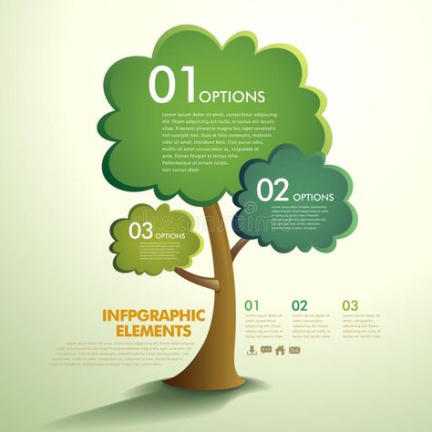 Tree Infographic Design, Tree Mind Map, Tree Infographic, Tree Diagram, Infographic Elements, Elements Illustration, Info Graphics, Photoshop Tutorial Design, Web Themes