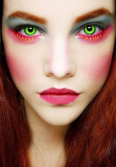 Female Mad Hatter, Hatter Makeup, Mad Hatter Girl, Mad Hatter Makeup, Extreme Make-up, Mad Hatter Cosplay, Wonderland Makeup, Mad Hatter Costume, Mad Hatter Party