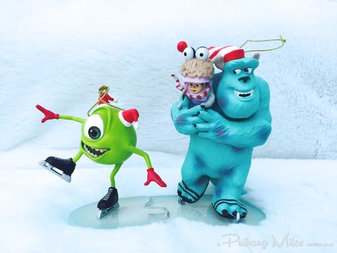 Grolier Disney Ornaments - talk2PN: Photography & Blog Monsters Inc Christmas, Character Ornaments, Disney Silhouette Art, Christmas Nursery, Disney Snowglobes, Disney Christmas Ornaments, Monster Inc, Christmas Cracker, Disney Monsters