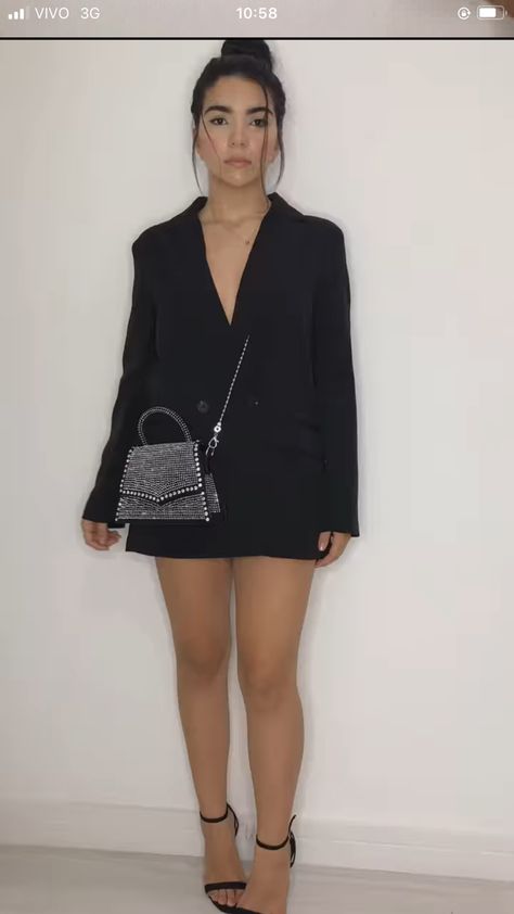 Oversized Blazer Dress Outfit, Oversized Blazer Dress, Blazer Dress Outfits, Outfit Night, Oversized Blazer, Dress Outfit, Night Outfits, Blazer Dress, Dress Outfits