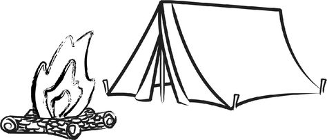 Tent clipart black and white Tent Clipart, Tent Drawing, Adventure Graphics, Camping Drawing, Clip Art Black And White, Camping Images, Coleman Camping Stove, Coloring Pages Preschool, Camping Coloring Pages