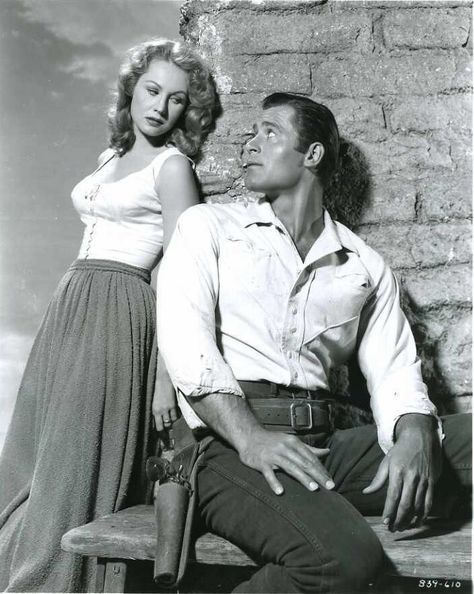 Clint Walker Actor, Virginia Mayo, Classic Film Noir, Clint Walker, James Garner, Couple Poses Reference, Vintage Couples, Oscar Wilde, Pose Reference Photo