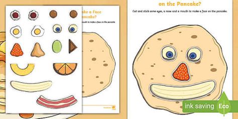 Pancake Day Relay Race Game - Parents (Teacher-Made) Control Worksheet, Pancake Face, Relay Race Games, Fun Pancakes, Pencil Control, Pancake Toppings, Relay Races, Scissor Skills, Pancake Day