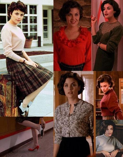 Sherylin Fenn, Twin Peaks Fashion, Audrey Horne, Sherilyn Fenn, Black Lodge, Frock Dress, Movies And Series, Twin Peaks, Girl Crushes