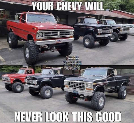 Old Lifted Ford Trucks, Jacked Up Truck, Country Trucks, Trucks Lifted Diesel, Future Trucks, Dream Trucks, White Truck, Built Ford Tough, Classic Ford Trucks