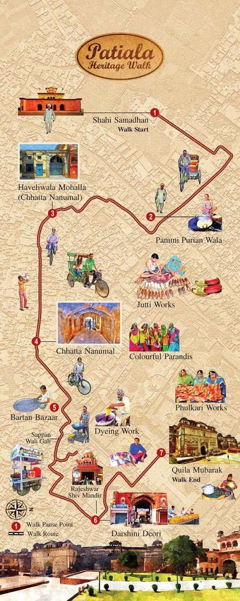 Patiala Heritage Walk - Discovering The Royal City Of Punjab | Inditales Punjab Places To Visit, Punjab Illustration, Punjabi Culture Art, Map Of Punjab, Punjab Aesthetic, Punjab Travel, Desi Wallpaper, Culture Of Punjab, Doodles Tutorial