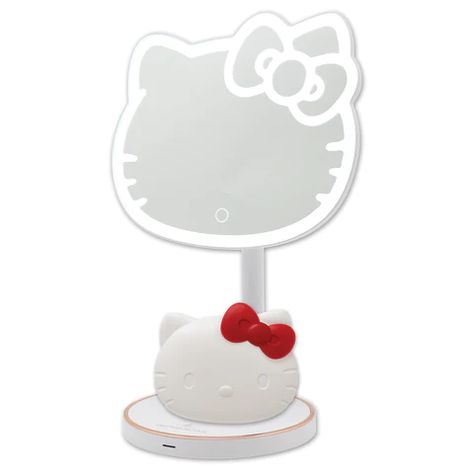 Hello Kitty Mirror, Paznokcie Hello Kitty, Sanrio Stuff, Hello Kitty Makeup, Hello Kitty Rooms, Impressions Vanity, Hello Kitty Aesthetic, Makeup Vanity Mirror, Led Makeup Mirror