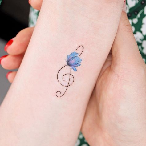 Music Wrist Tattoos, Small Music Tattoos, Blast Over Tattoo, Delicate Tattoos For Women, Husband Tattoo, Simple Wrist Tattoos, Cute Tattoos On Wrist, Cool Wrist Tattoos, Music Tattoo Designs