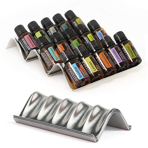 Simply Shelf Essential Oils Storage - 3pc Starter Set - Holds 15 Oil Bottles (5mL-15mL) Expandable Essential Oil Holders for Organizing & Displaying Oils Essential Oils Storage, Essential Oils Organization, Essential Oil Brands, Essential Oil Holder, Kitchen Wrap, Seasoning And Spice, Essential Oils Gifts, Essential Oil Storage, Citrus Essential Oil