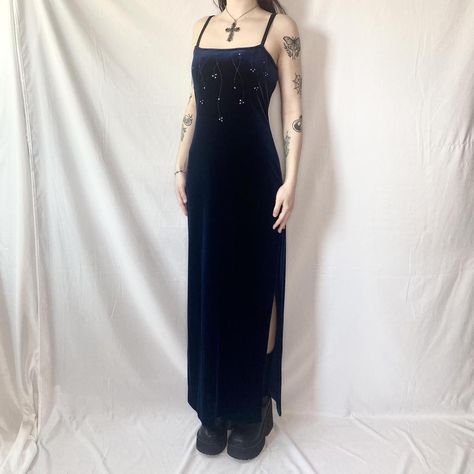 vintage romantic grunge velvet dress

vintage 90’s... - Depop Dark Blue Maxi Dress, Blue Velvet Maxi Dress, Whimsical Goth, Romantic Grunge, Womens Navy Dress, Navy Blue Velvet, Velvet Maxi Dress, Velvet Maxi, Blue Maxi Dress