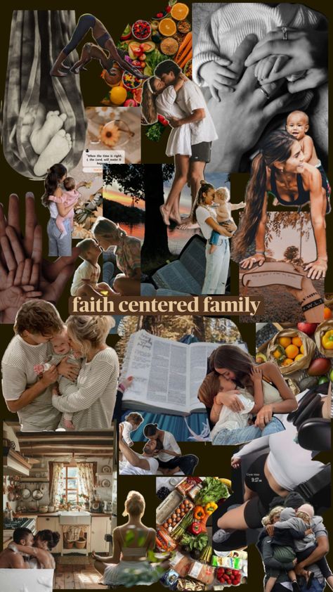 Faith centered family. Faith, family, freedom, fitness, human connection, love Christian Family Aesthetic, Vision Board Family, Vision Board Diy, Faith Family Freedom, Human Connection, Vision Board, Human, Quick Saves