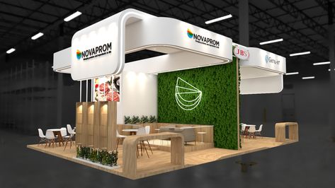 Genu-in e Novaprom - Fisa 2022 on Behance Event Design Branding, Island Booth, Event Booth Design, Exhibition Stall Design, Event Booth, Minimal Architecture, Exhibition Stall, Stall Designs, Exhibition Stand Design