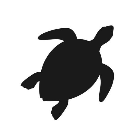 Tortoise Silhouette, Turtle Outline, Turtle Silhouette, World Turtle Day, Shark Silhouette, Underwater Background, Turtle Images, Animal Lessons, Bear Silhouette