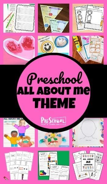 Help your preschool "learn all me" using this All About Me Preschool Theme! Your toddler,  pre-k, and kindergarten child will love these engaging all about me preschool activities, books, free all about me preschool theme printables, and all about me crafts. This all about me preschool lesson is perfect for a week long study any time of the year! About Me Preschool Activities, All About Me Activities For Toddlers, All About Me Preschool Activities, Easter Preschool Theme, September Lesson Plans, Robots Preschool, About Me Crafts, Preschool September, Preschool All About Me