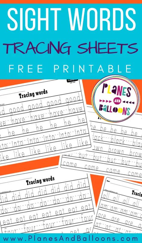 Sight Word Tracing - Dolch Sight Words For Kindergarten Sight Words Writing Worksheets, Free Printable Sight Words, Site Words Kindergarten, Words Worksheets For Kindergarten, Sight Words Kindergarten Printables, Printable Sight Words, Dolch Sight Word Activities, Reading Websites, Tracing Words