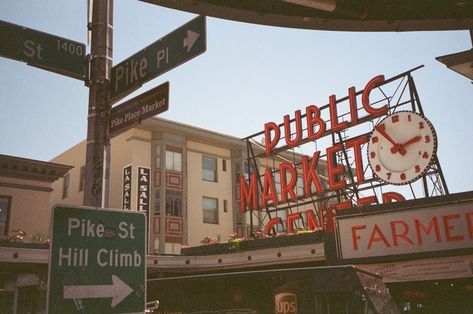 Seattle Film Photography, Oregon Film Photography, Portland Summer, 35mm Film Aesthetic, Pnw Aesthetic, 35 Mm Film, Washington Seattle, 35mm Photography, Dorm Posters