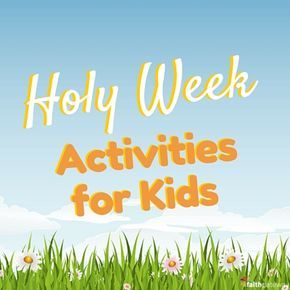 holy-week-activities-kids-400x400 Week Before Easter, Holy Week Activities, Palm Sunday Activities, Good Friday Crafts, Passion Week, Palm Sunday Decorations, Holy Friday, Palm Sunday Crafts, Christ Centered Easter