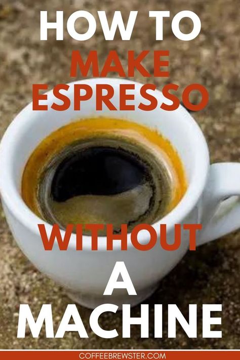 This step-by-step guide on making espresso at home without a machine really upped my espresso game. Not having a fancy, expensive espresso machine has held me back and costed a lot of money at coffee shops. Now I know how to make espresso without a machine and can get that rich, bold flavor that I love! If you love espresso like I do, try this guide to diy espresso without a machine. Let me know which method is your favorite! Diy Espresso, Coffee Brewing Methods, Espresso At Home, Coffee Treats, Different Coffees, Espresso Beans, Espresso Drinks, Coffee Drink Recipes, A Lot Of Money