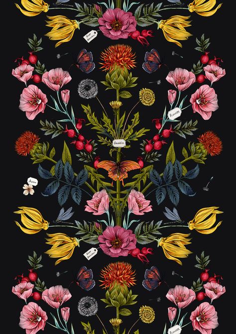 Gucci Illustration Art, Gucci Floral Print, Gucci Flower, Gucci Floral, Skincare Packaging, Textile Prints Design, Pretty Backgrounds, Flower Pattern Design, Iranian Art