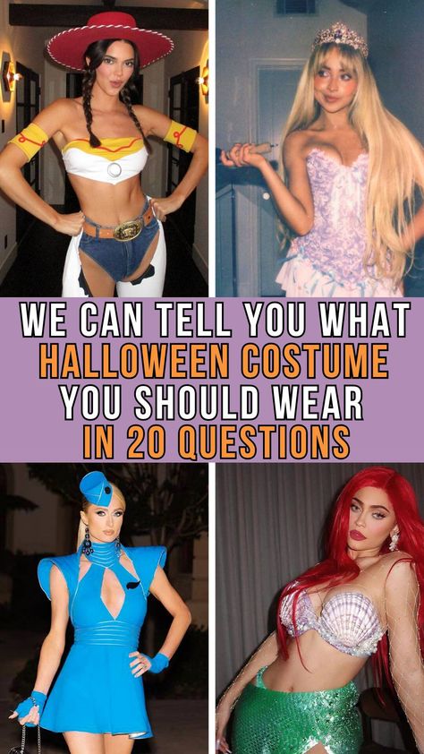 Take this Halloween Costume quiz to see which costume will match your aesthetic. Preppy Halloween Costume For One, Costume Contest Winning Costumes, Icy And Spicy Costume, Light Skin Halloween Costumes, Halloween Costumes To Win A Contest, Fall Halloween Costume Ideas, Costume Design Halloween, Amazon Costume Ideas, What Should I Be For Halloween